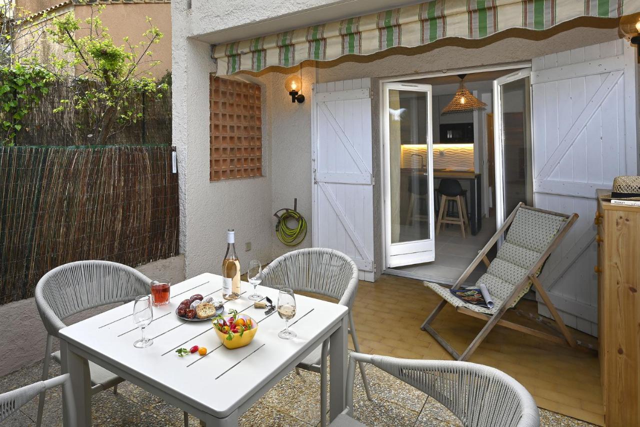 Charmant Studio 2A4 Pers Avec Jardin Et Place De Parking Situe A 5 Min A Pied De La Mer Bandol Kültér fotó